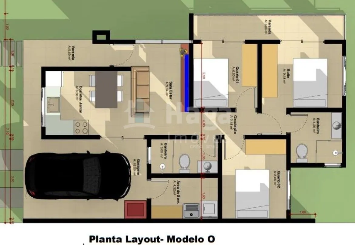 House for sale of 210 m² in Guabiruba, SC, Brazil