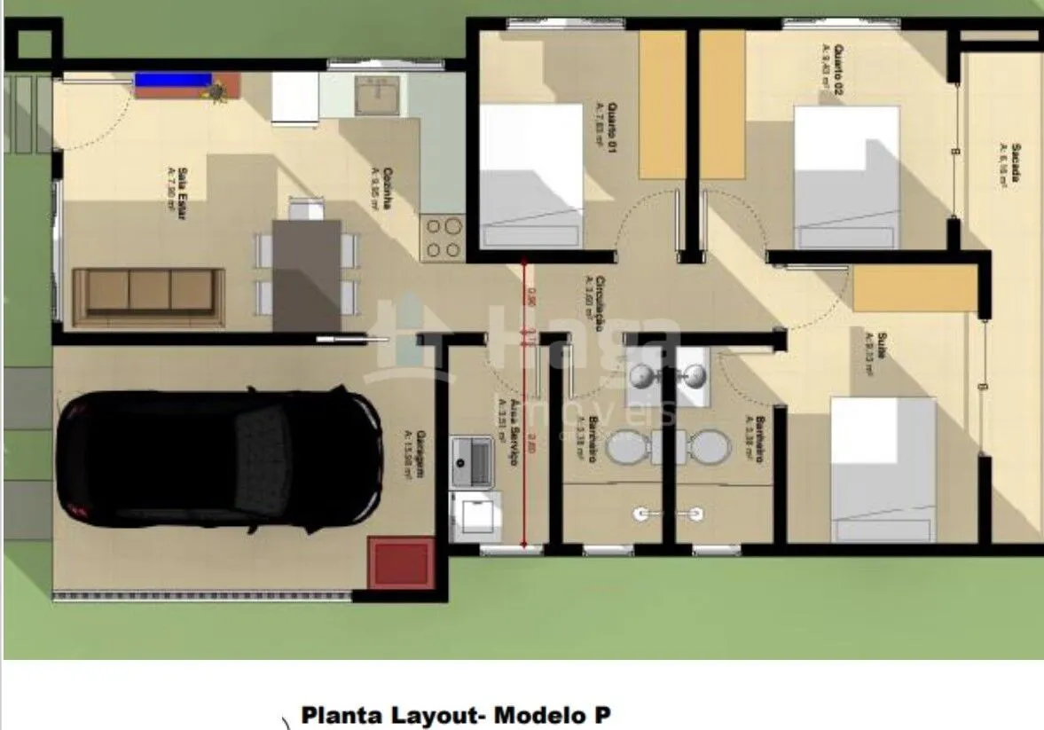 House for sale of 210 m² in Guabiruba, SC, Brazil