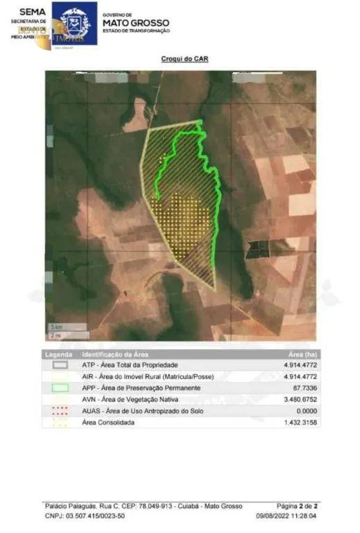 Fazenda à venda de 2.260 ha em Campos de Júlio, MT, Brasil