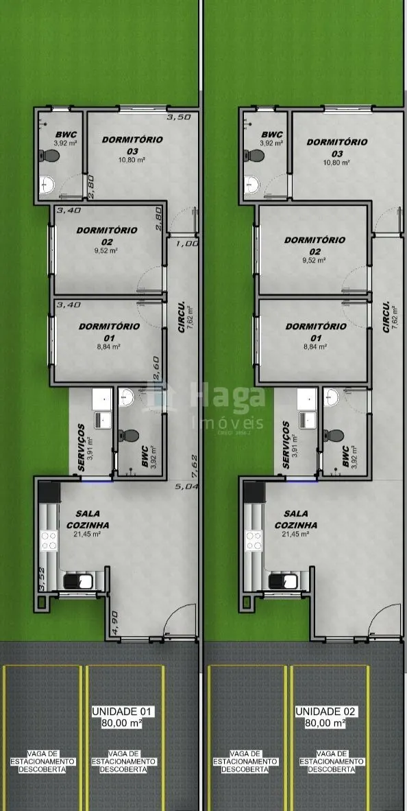 House for sale of 80 m² in Brusque, SC, Brazil
