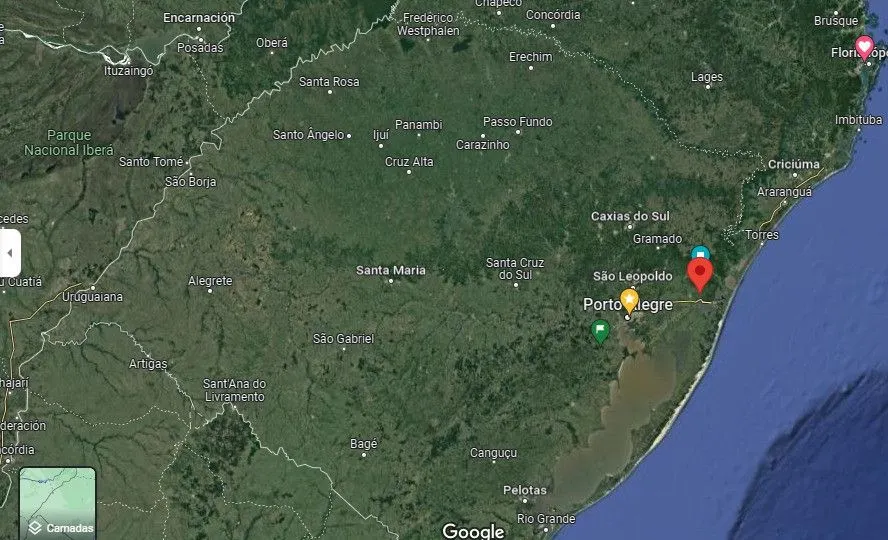 Plot for sale of 3,478 m² in Caraá, RS, Brazil