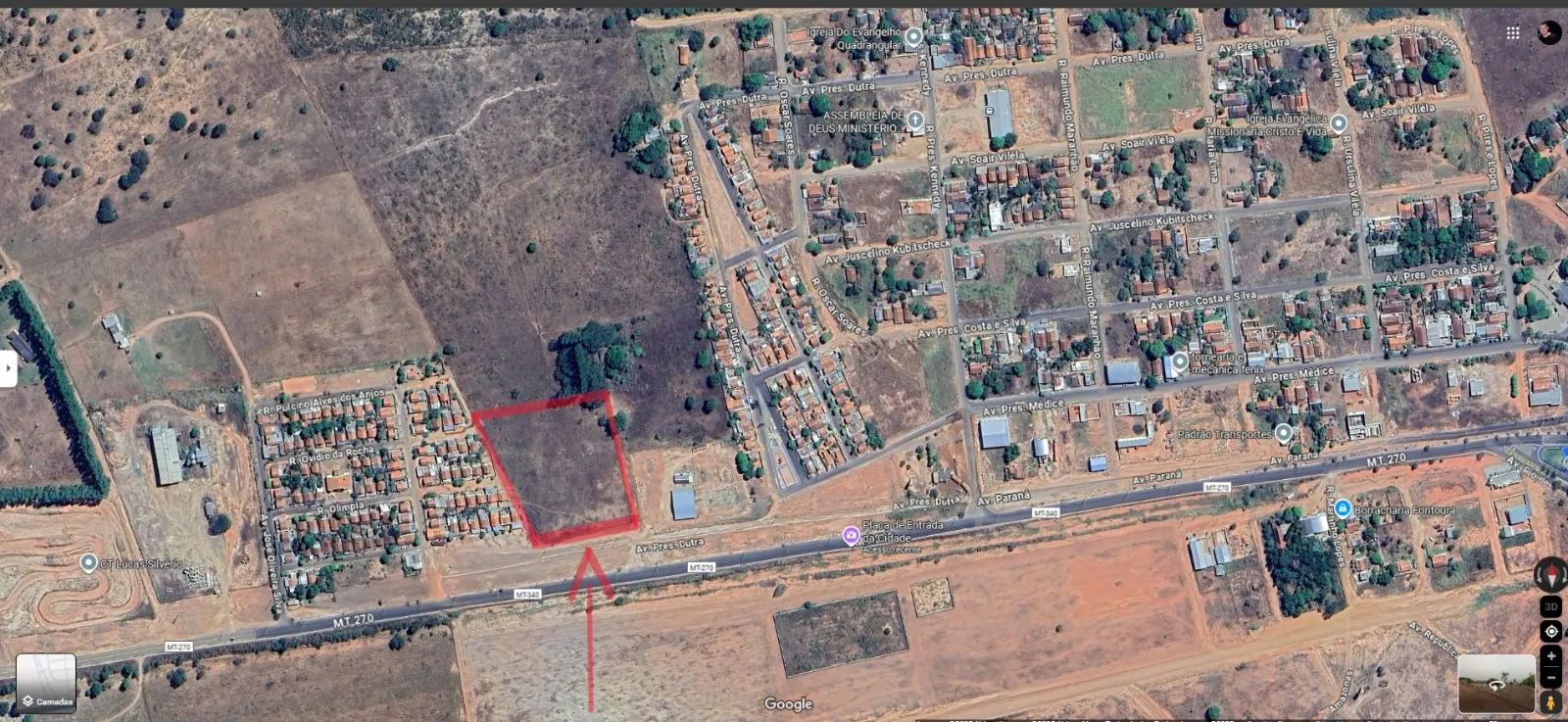 Commercial for sale of 4 acres in Guiratinga, MT, Brazil