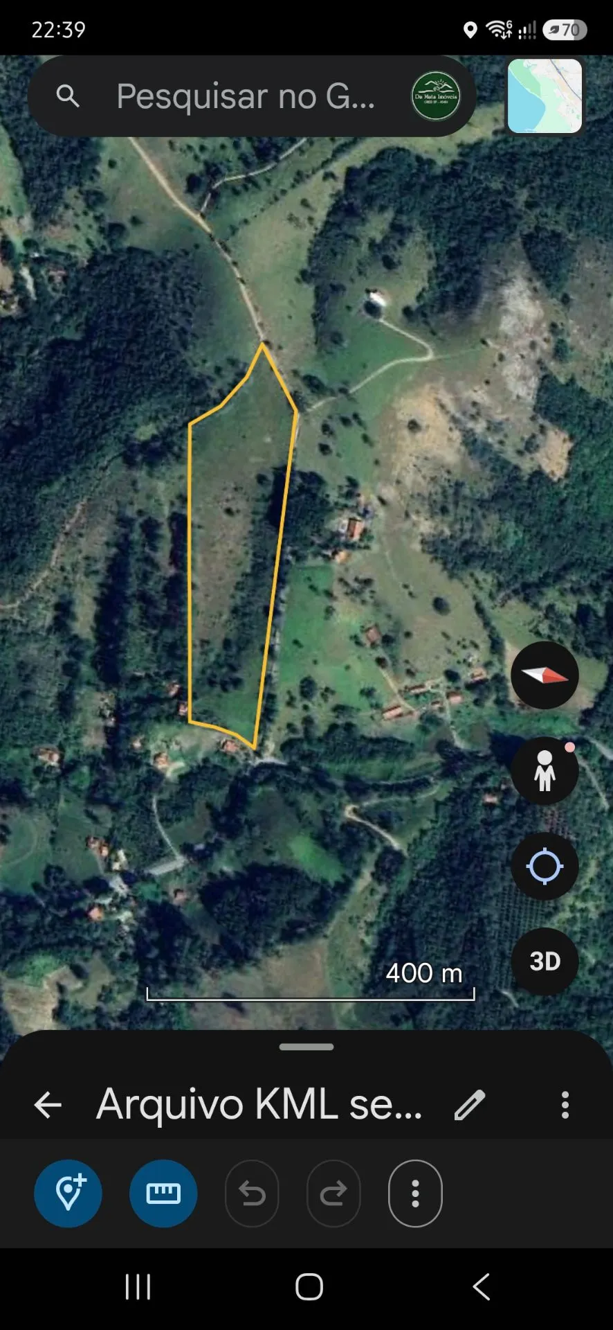 Plot for sale of 12 acres in Cunha, SP, Brazil