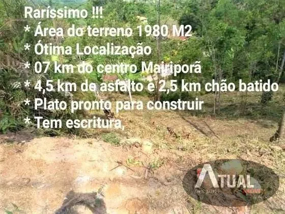 Plot for sale of 1,980 m² in Mairiporã, SP, Brazil