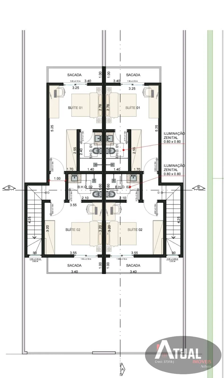 Plot for sale of 186 m² in Atibaia, SP, Brazil