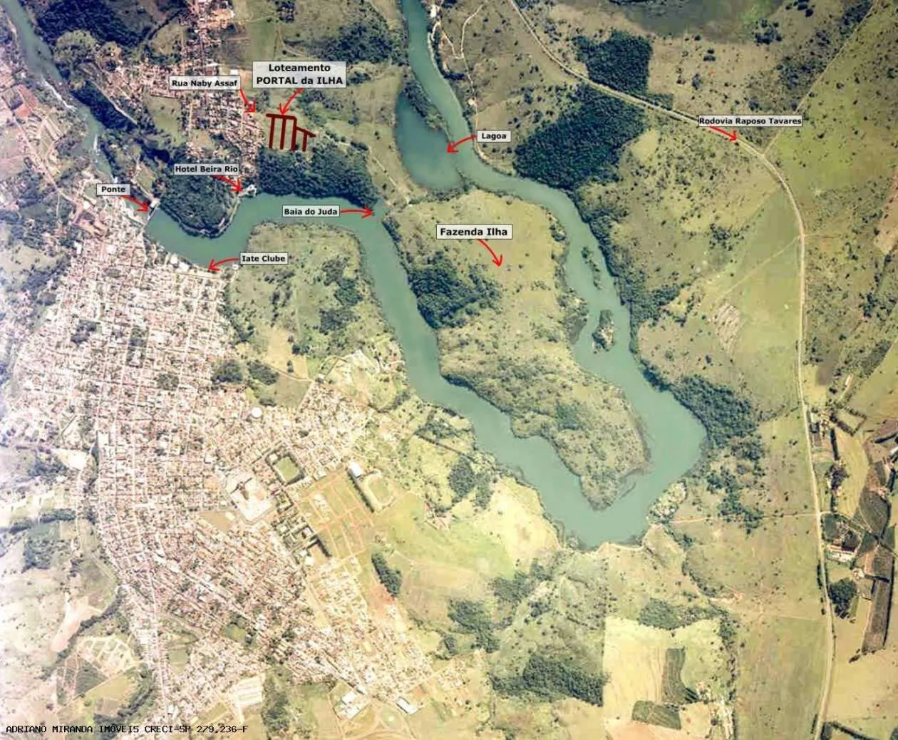 Ilha à venda de 104 ha em Piraju, SP, Brasil