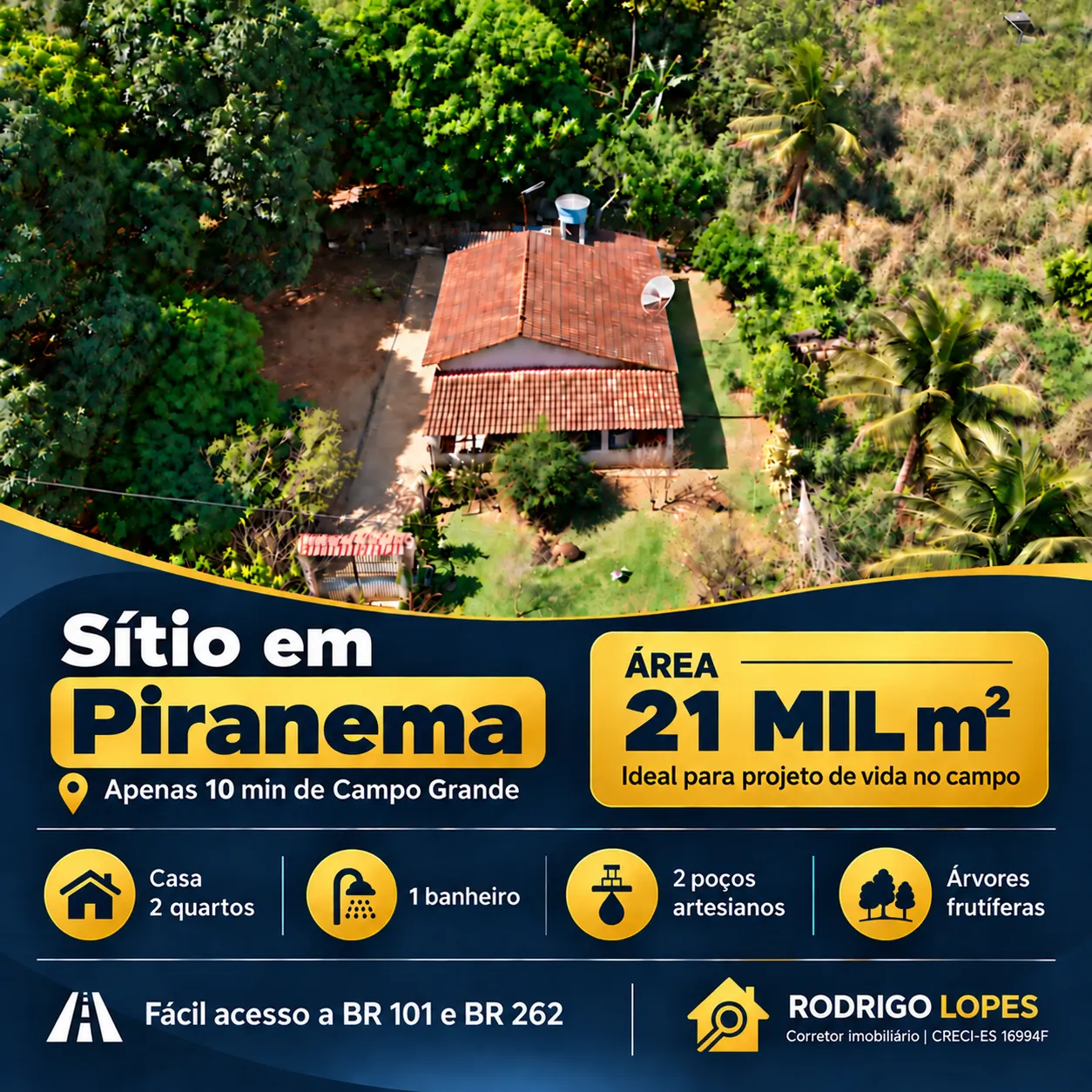 Small farm for sale of 5 acres in Cariacica, ES, Brazil
