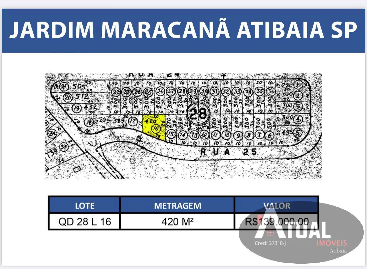 Plot for sale of 420 m² in Atibaia, SP, Brazil