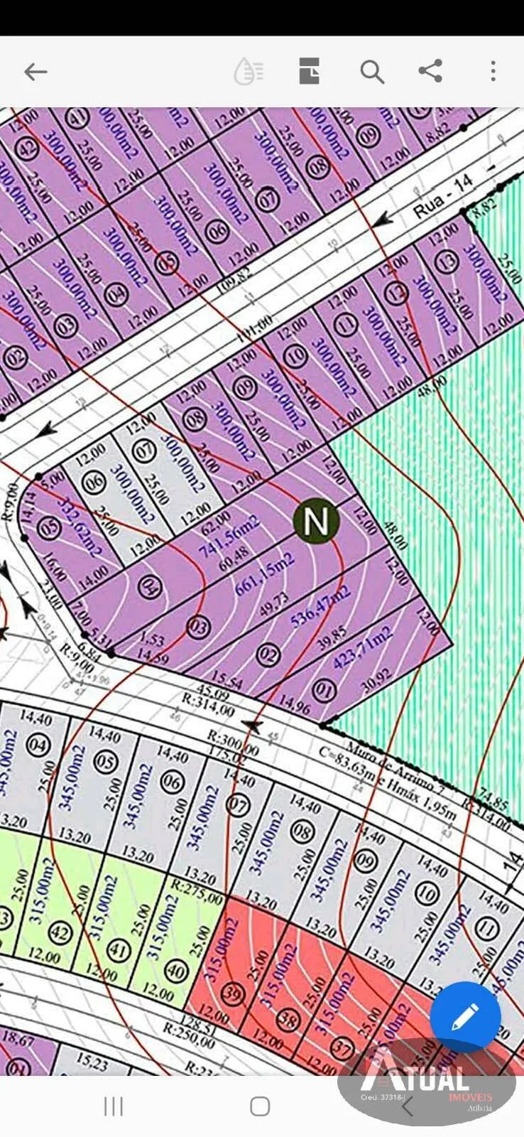 Plot for sale of 741 m² in Atibaia, SP, Brazil