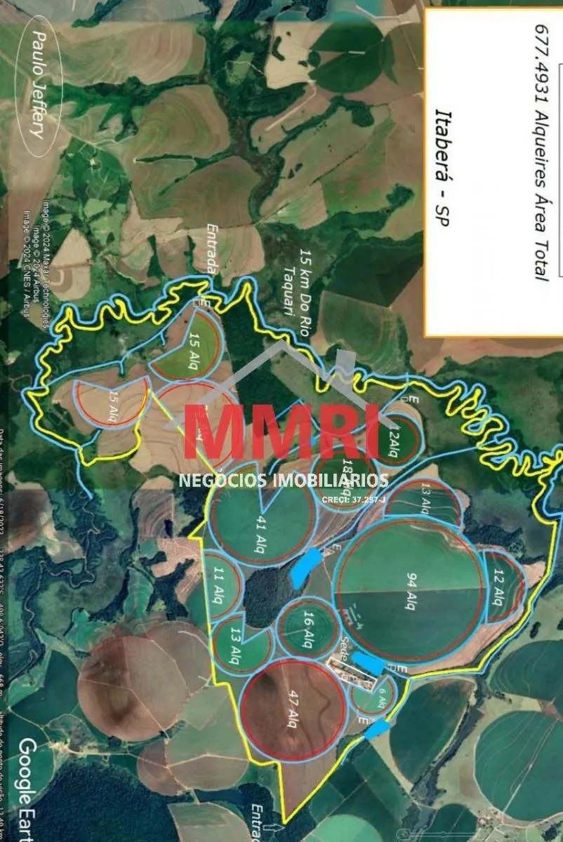 Farm for sale of 1,705 acres in Taquarituba, SP, Brazil
