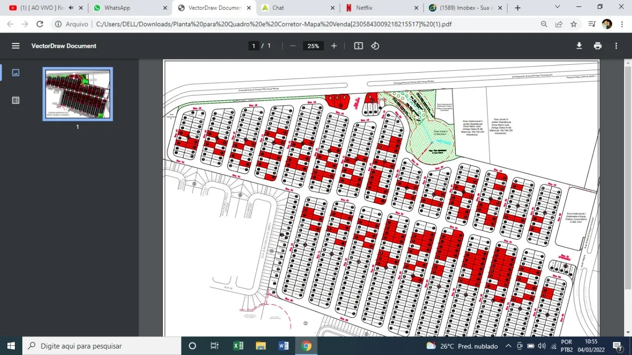 Plot for sale of 300 m² in Indaiatuba, SP, Brazil