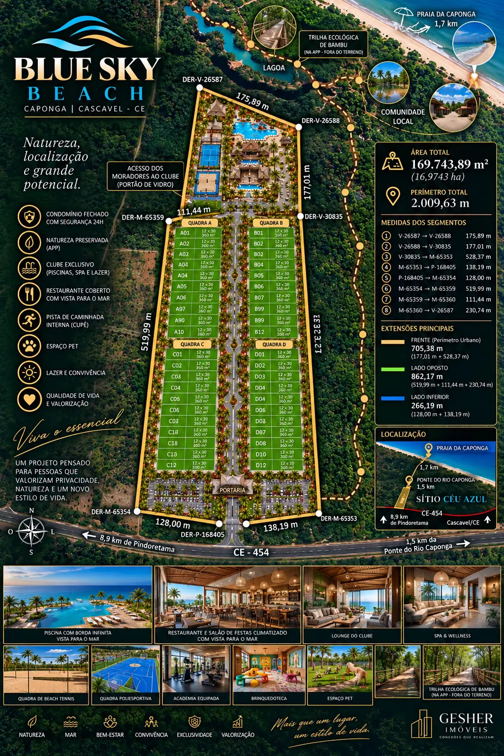 Terreno à venda de 17 ha em Cascavel, CE, Brasil
