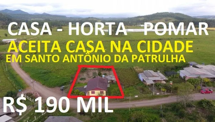 Chácara à venda de 1.900 m² em Santo Antônio da Patrulha, RS, Brasil