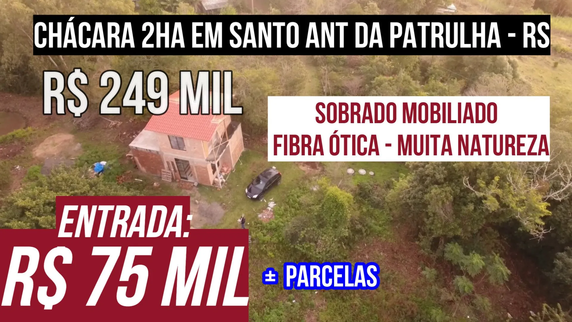 Chácara à venda de 2 ha em Santo Antônio da Patrulha, RS, Brasil
