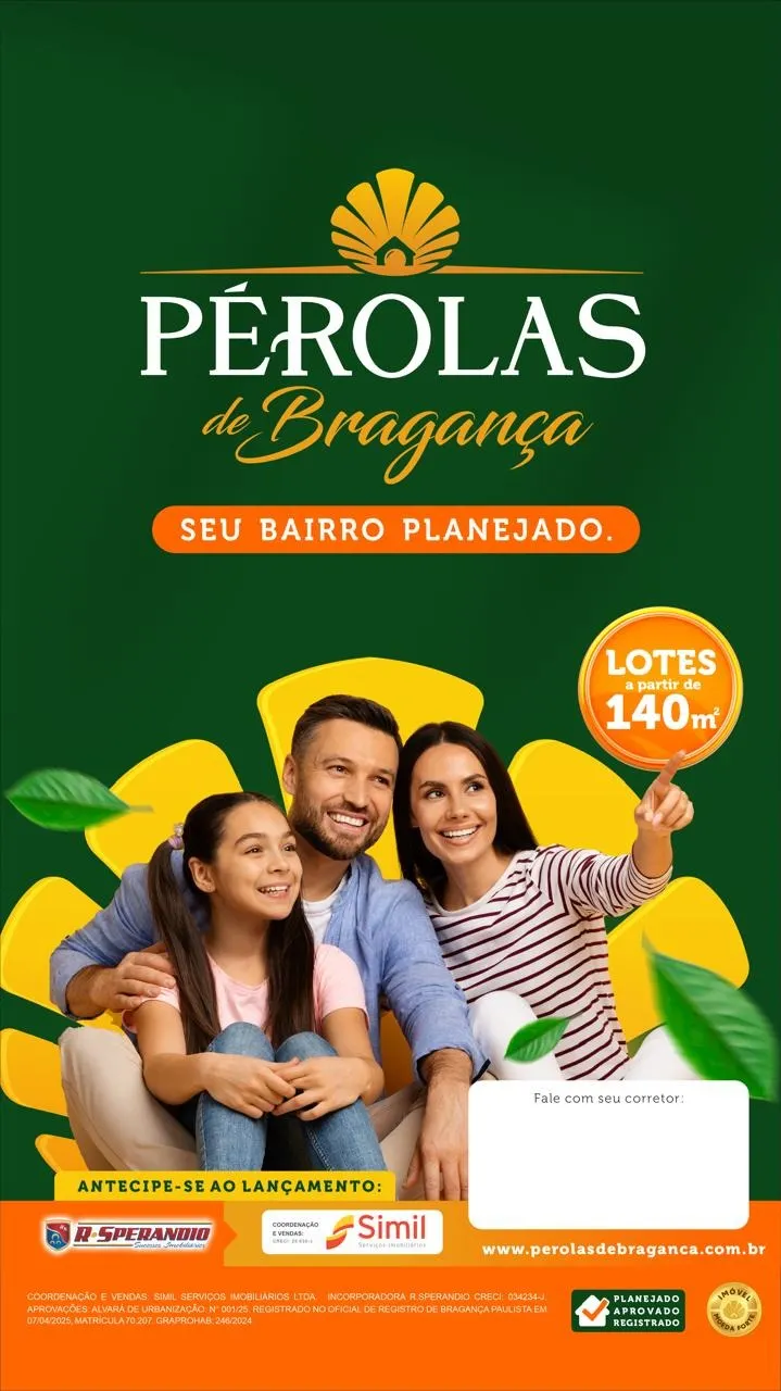 Terreno à venda de 140 m² em Bragança Paulista, SP, Brasil