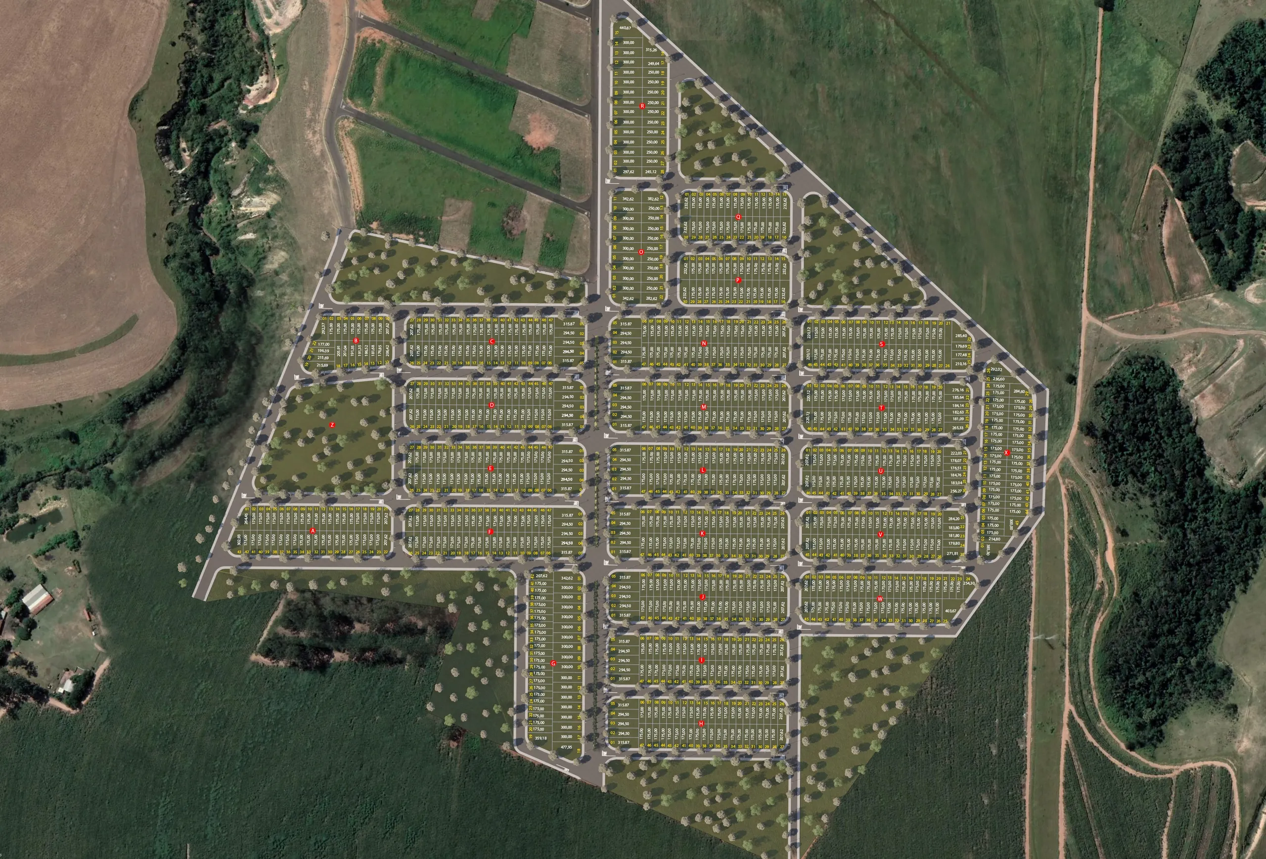 Terreno à venda de 175 m² em Santa Bárbara d'Oeste, SP, Brasil