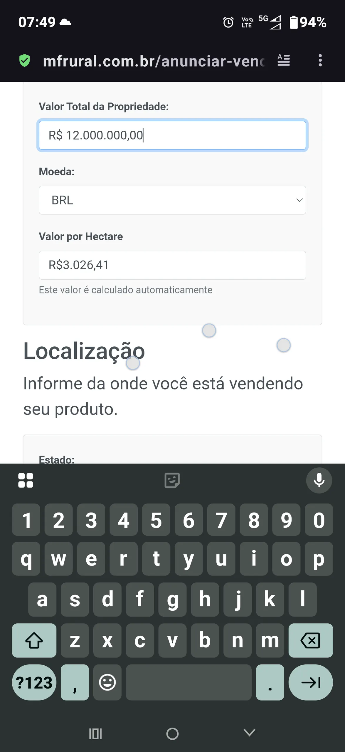Fazenda à venda de 3.965 ha em Cocalinho, MT, Brasil