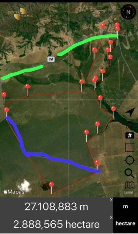 Farm for sale of 3,212 acres in Chapada dos Guimarães, MT, Brazil