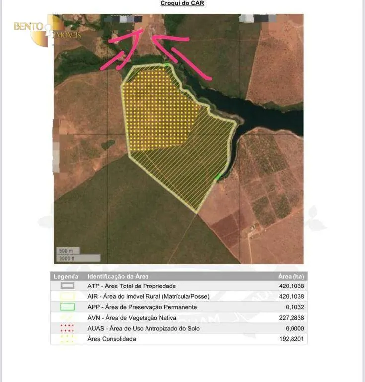 Farm for sale of 3,212 acres in Chapada dos Guimarães, MT, Brazil