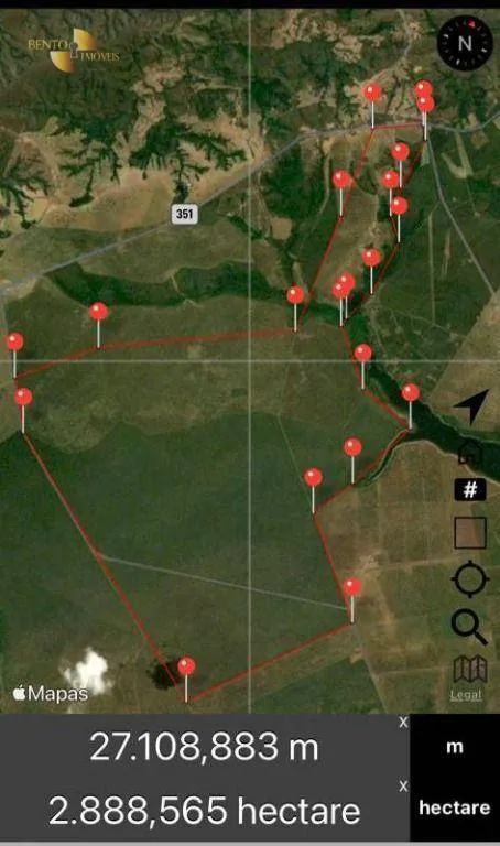 Farm for sale of 3,212 acres in Chapada dos Guimarães, MT, Brazil