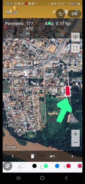 Terreno à venda de 1.700 m² em Cuiabá, MT, Brasil