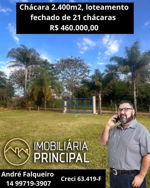 Chácara à venda de 2.400 m² em Piratininga, SP, Brasil