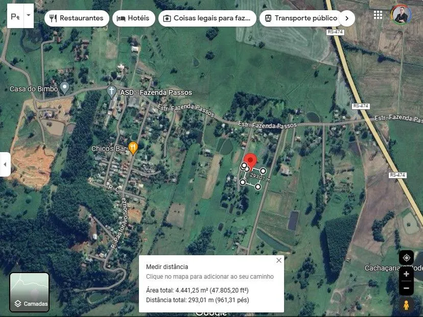 Chácara à venda de 4.400 m² em Rolante, RS, Brasil