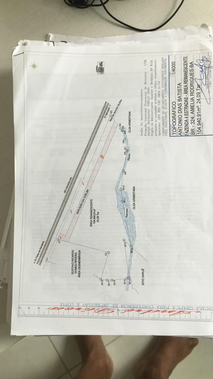 Plot for sale of 25 acres in Amélia Rodrigues, BA, Brazil