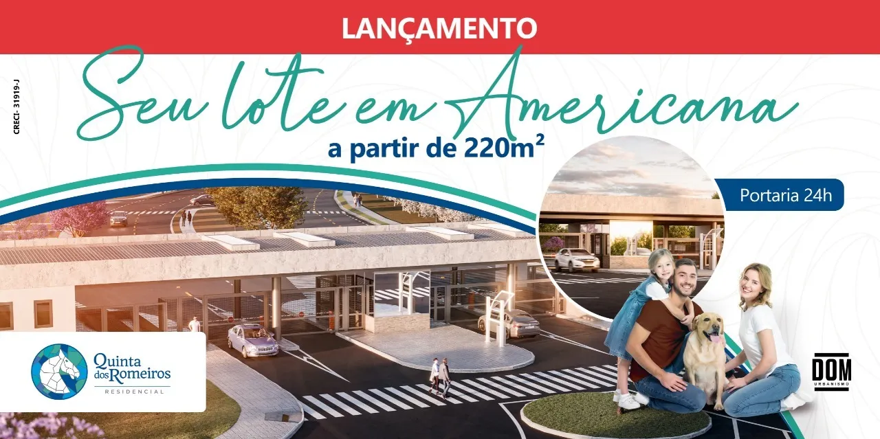 Terreno à venda de 220 m² em Americana, SP, Brasil