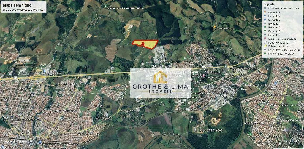 Plot for sale of 74 acres in Lorena, SP, Brazil