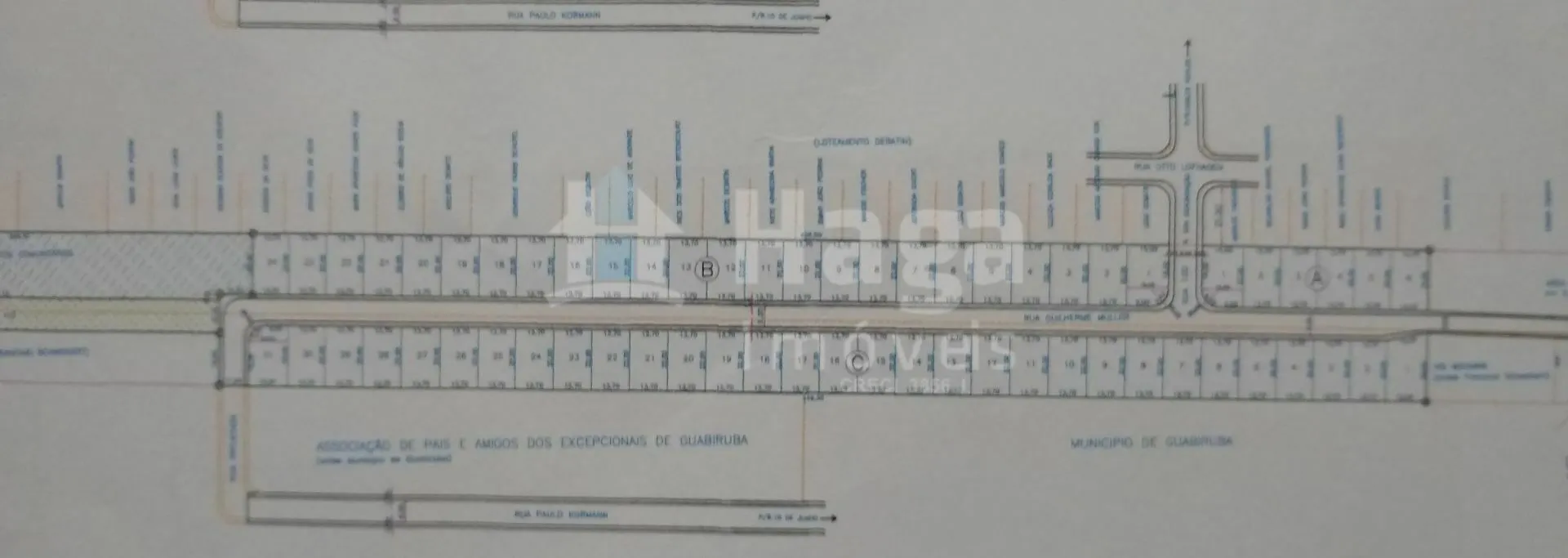 Plot for sale of 301 m² in Guabiruba, SC, Brazil