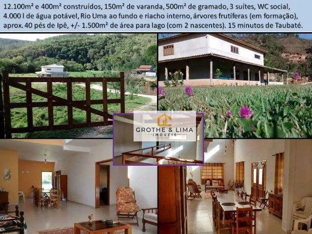 Chácara à venda de 1 ha em Taubaté, SP, Brasil