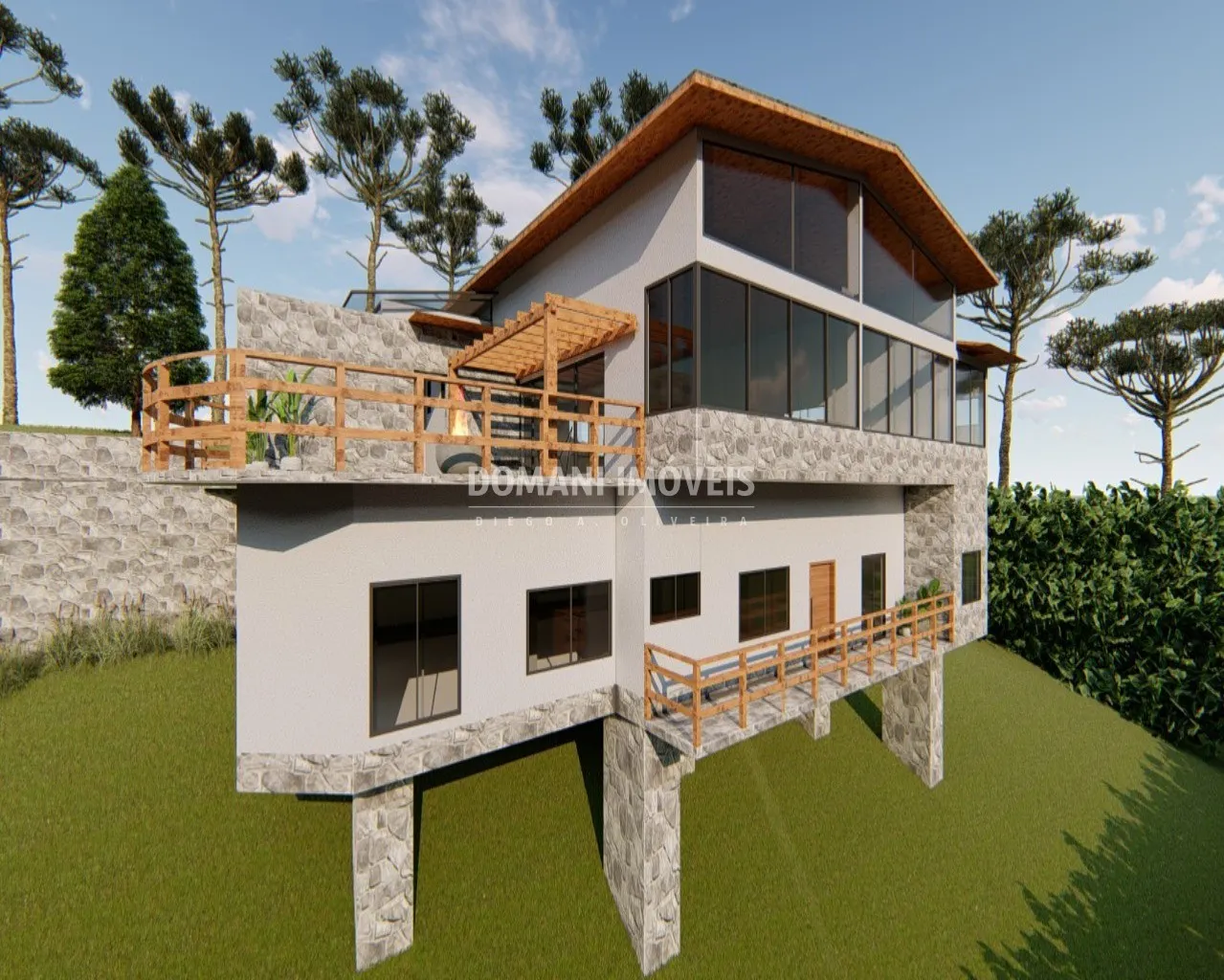 Plot for sale of 1,110 m² in Campos do Jordão, SP, Brazil
