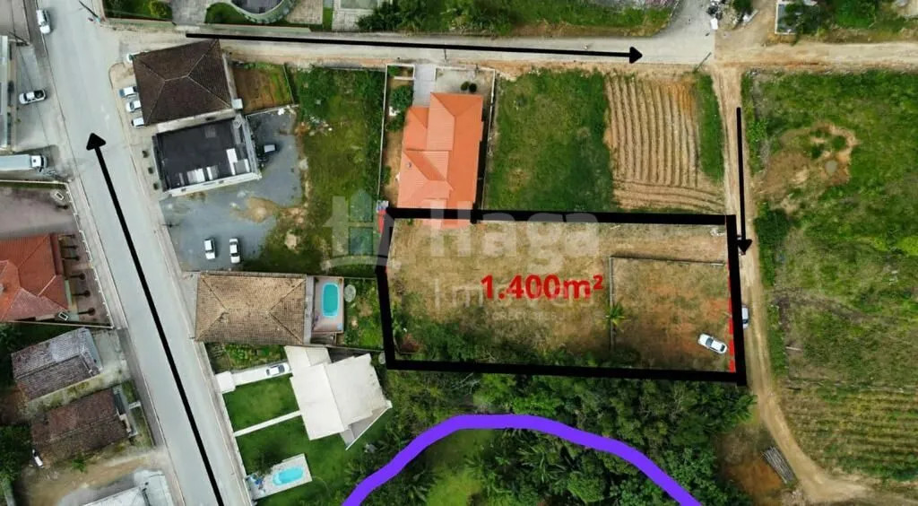 Chácara à venda de 1.379 m² em Major Gercino, SC, Brasil